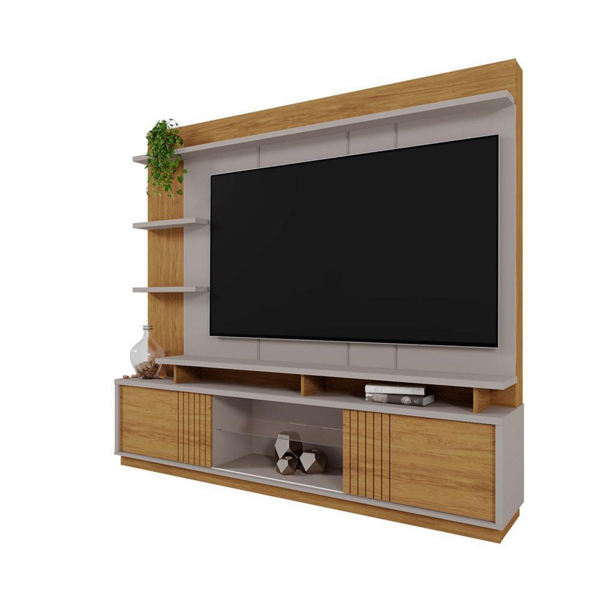 VEKKAHOME - Home TV 65 " Vinhedos Café 200x184x36 cm