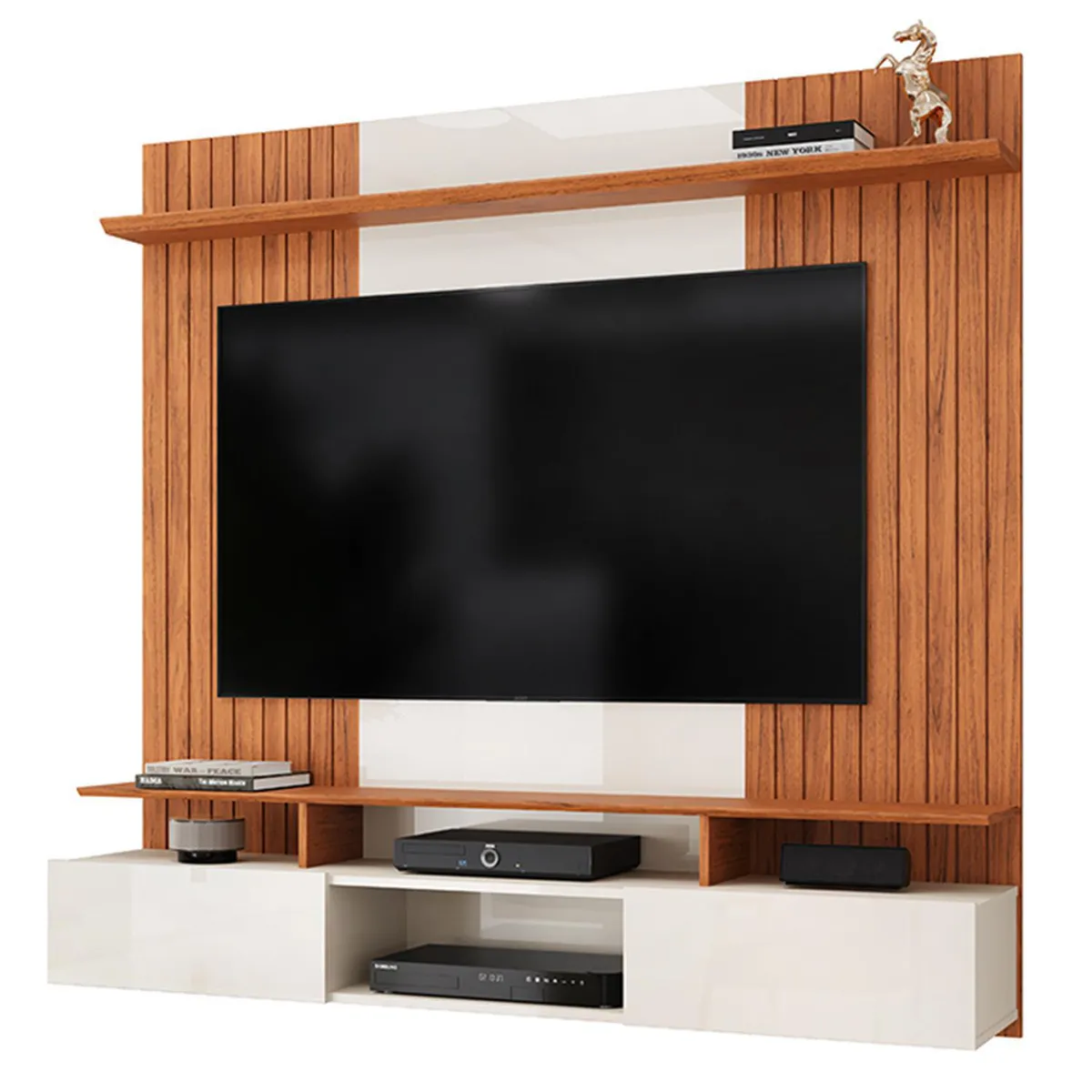 VEKKAHOME - Panel 60 " Leoni Café 160.5x153.5x34 cm