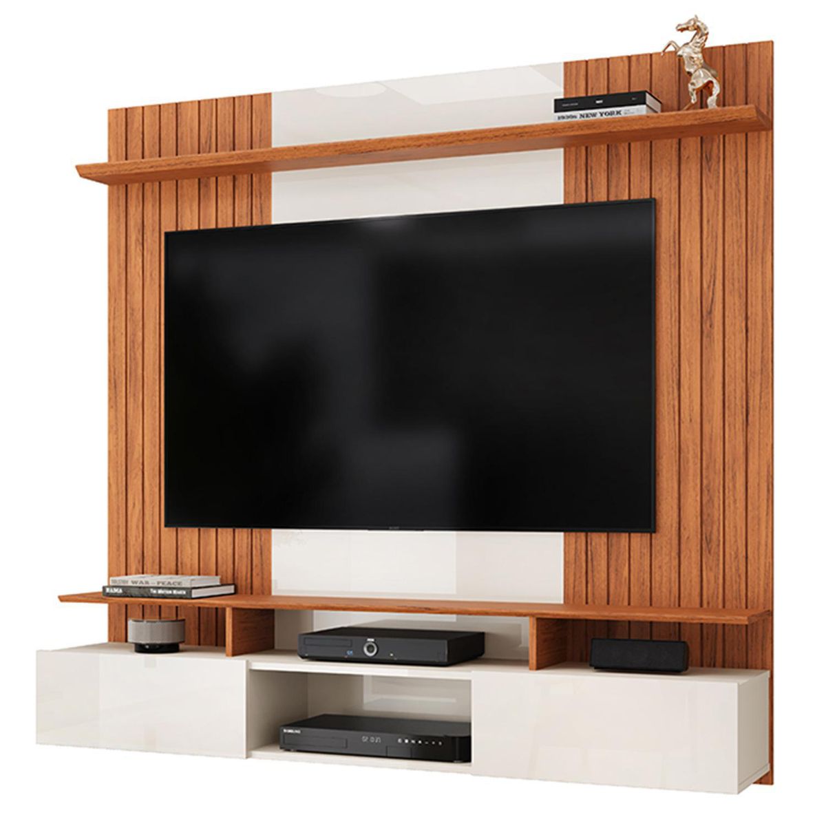 VEKKAHOME - Panel 60 " Leoni Café 160.5x153.5x34 cm