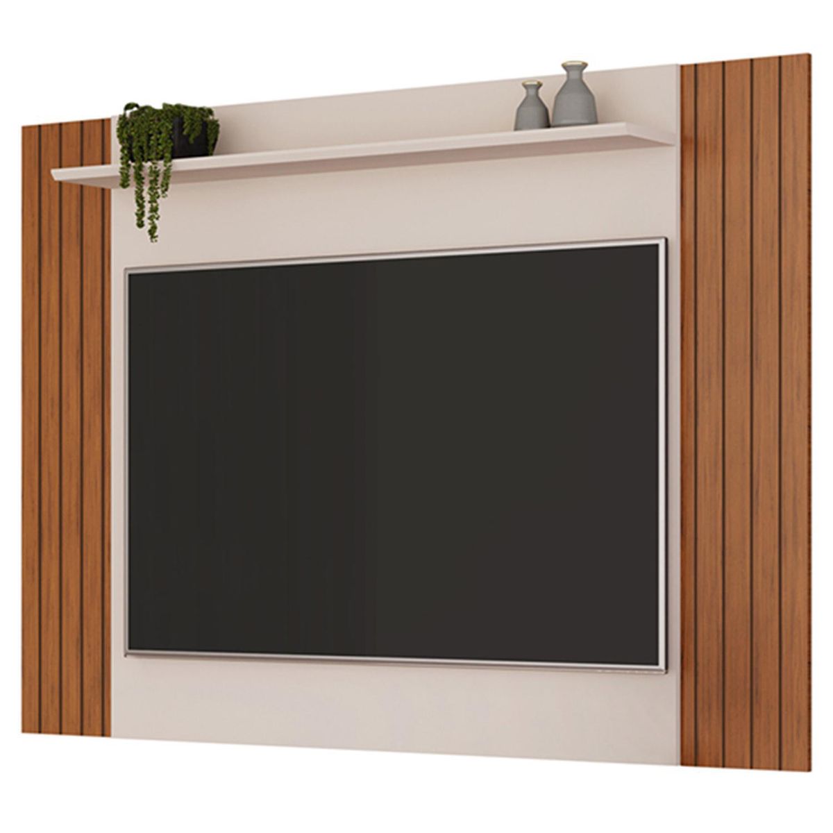VEKKAHOME - Panel TV 65 " Trend Café 160x108x19 cm