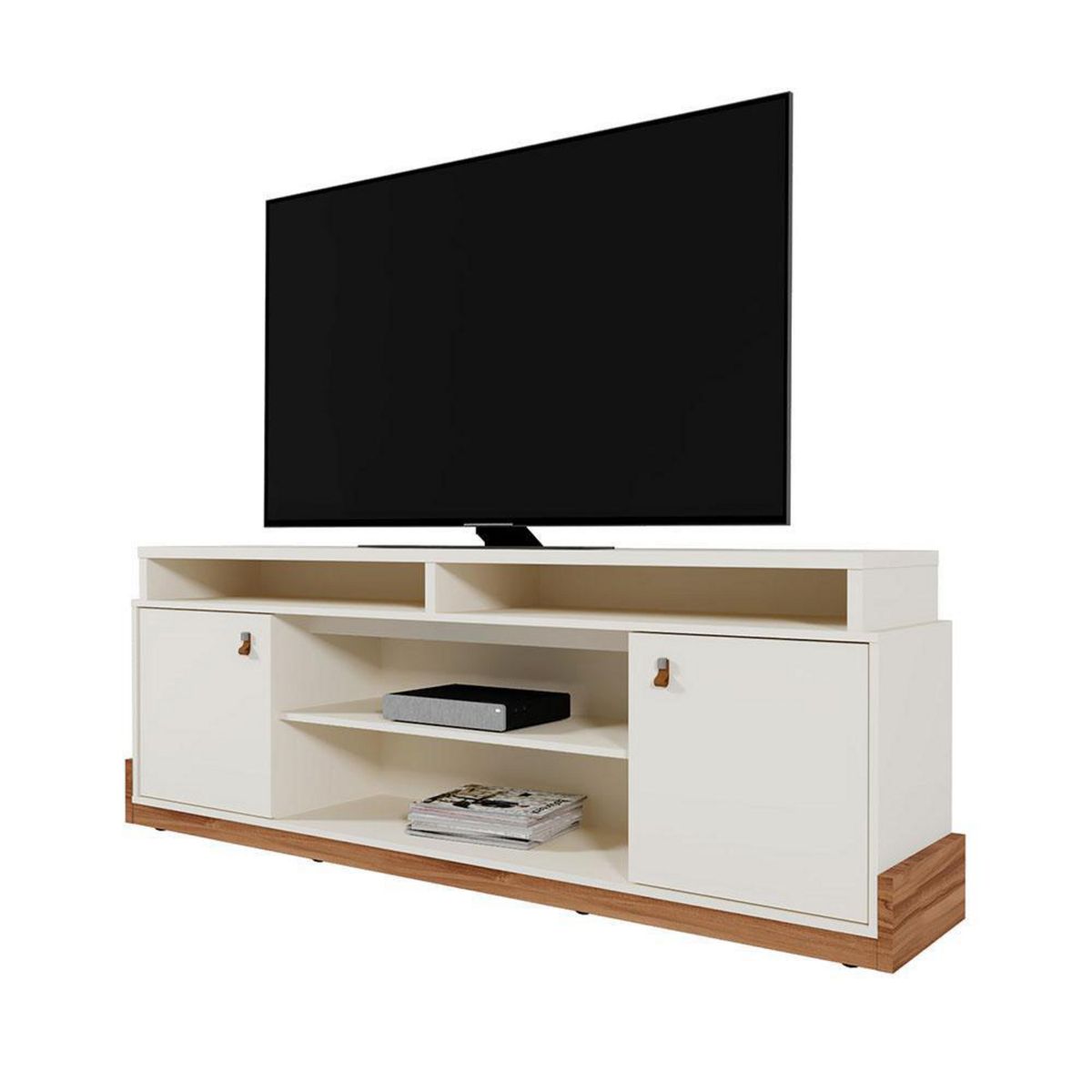 VEKKAHOME - Rack TV 75 " Montana Beige 67x67x36 cm