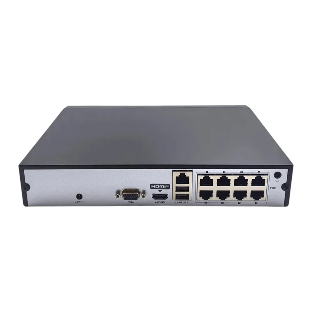Hikvision NVR 8 canales Mini 1U PoE, foto 2