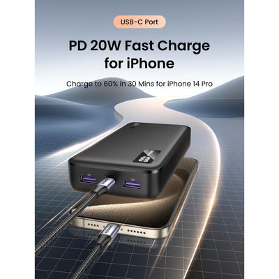 Imagen 2 del producto Bateria Portatil 20.000Mah Pd 20W 1Usb-C+1Usb-A Pb312