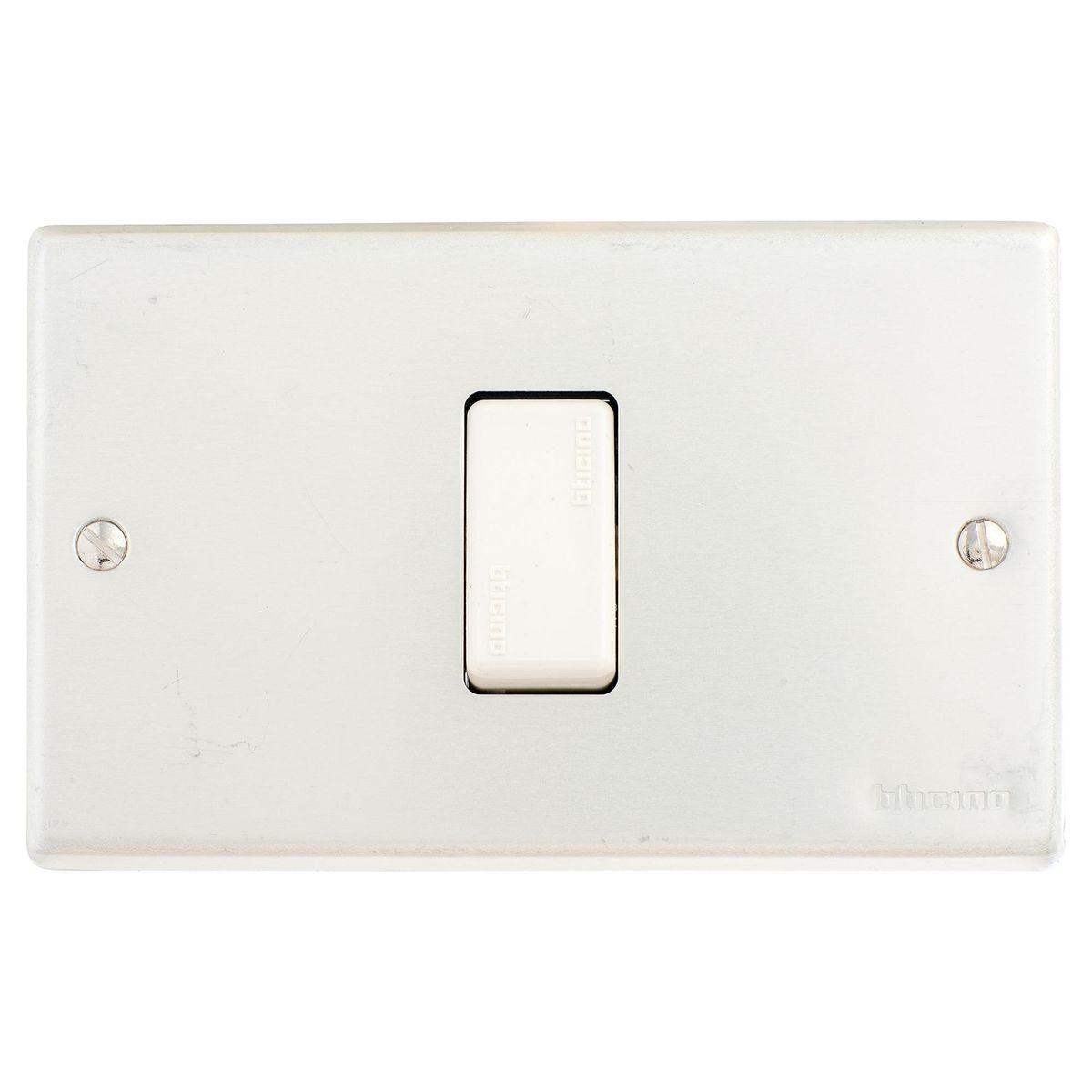 BTICINO - Interruptor Simple Armado (9/12) 10A Aluminio Oxidal