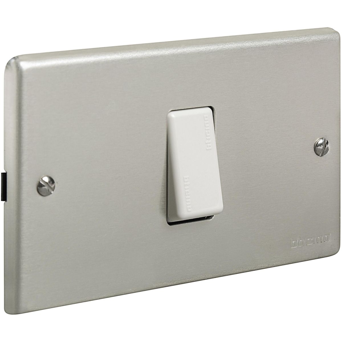 BTICINO - Interruptor Conmutador Armado (9/24)  16A Aluminio Oxidal