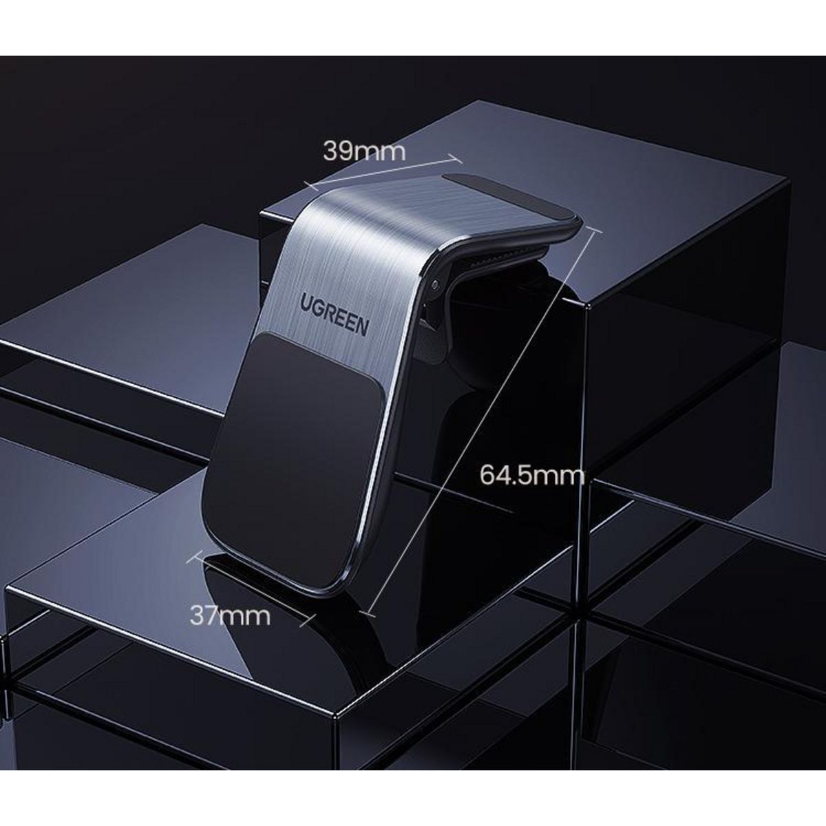 UGREEN - Soporte Celular Magnético Tipo Cascada para Automóvil LP290