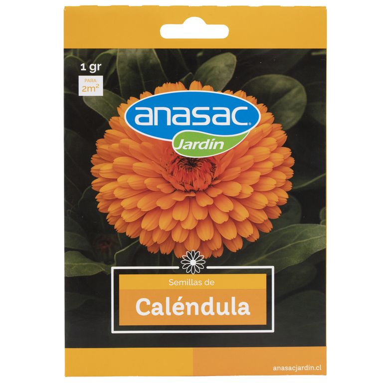 Semilla de flor calendula 1 gr Sachet