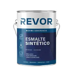 REVOR - Esmalte Sintético Galón 1 galón(es) Brillante Negro