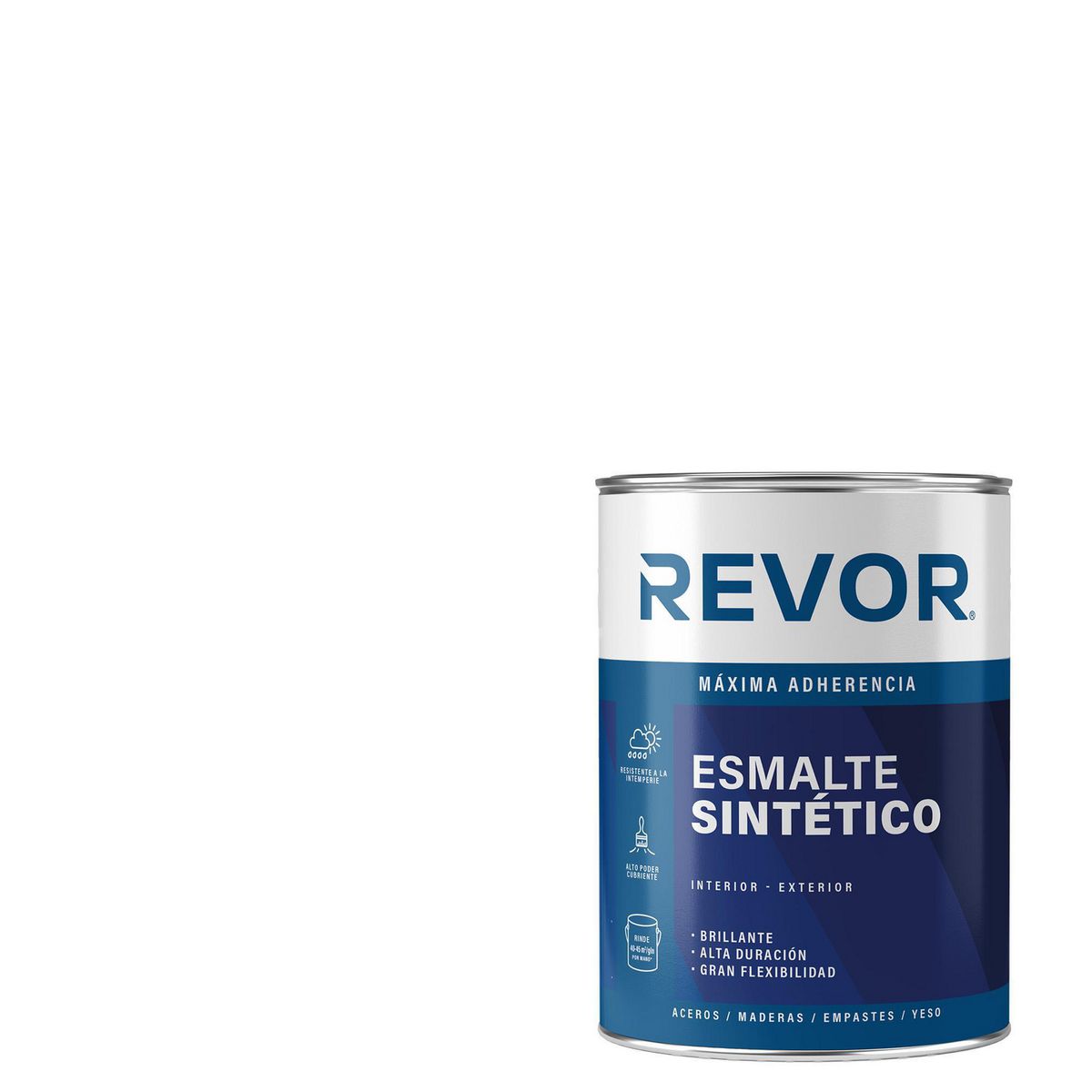 REVOR - Esmalte Sintético Tarro 0.23 galón(es) Brillante Blanco 