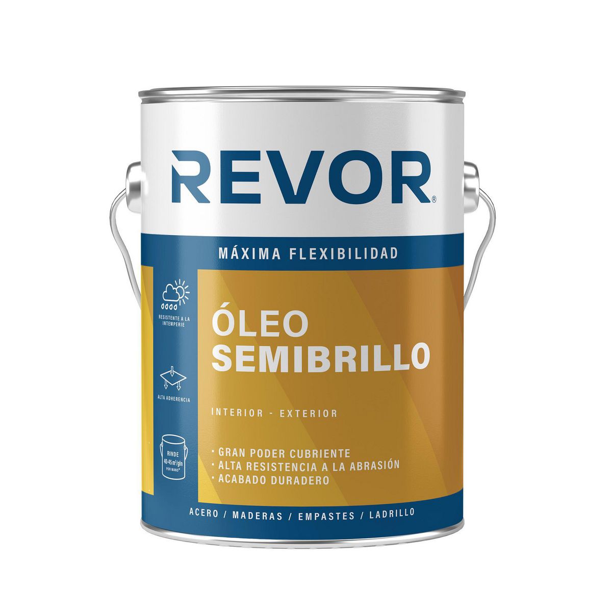 REVOR - Óleo Galón 1 galón(es) Semibrillante Blanco 