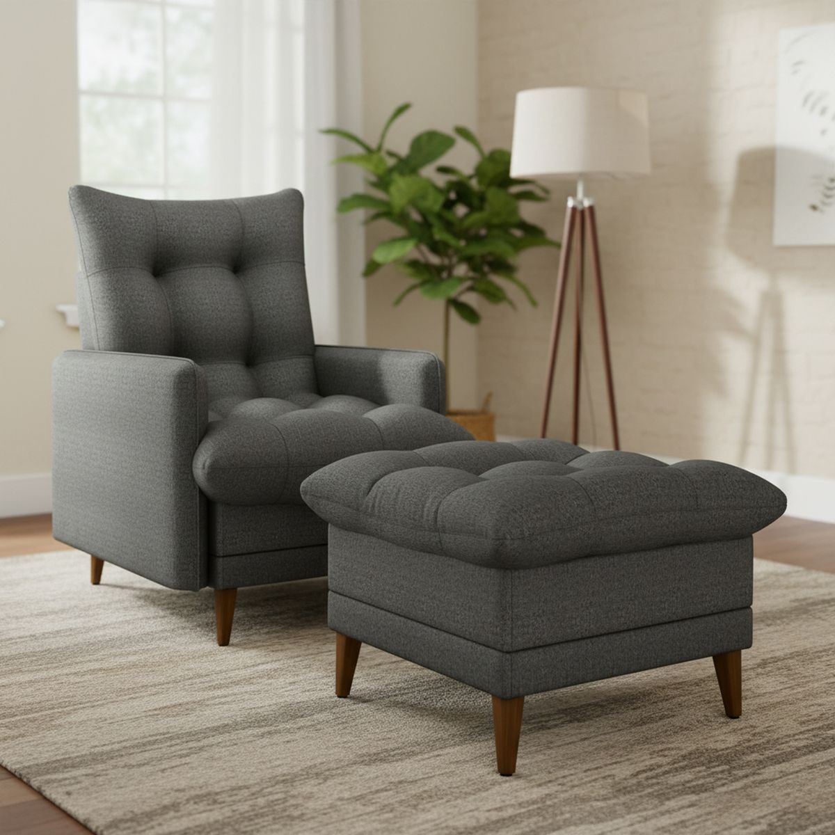 DECOCASA - Poltrona 1 cuerpo Montreal 76x106x95 cm 