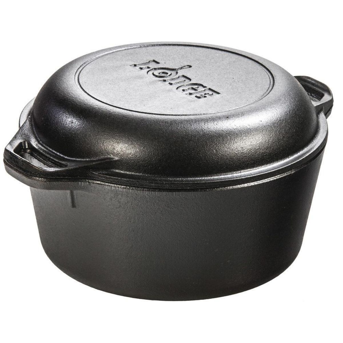 LODGE - Olla de Fierro Fundido 27.2 cm 4.7 l Negro Holandesa classic