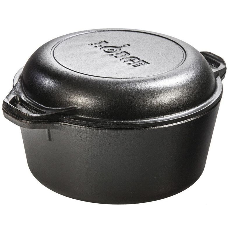 LODGE - Olla de Fierro Fundido 27.2 cm 4.7 l Negro Holandesa classic