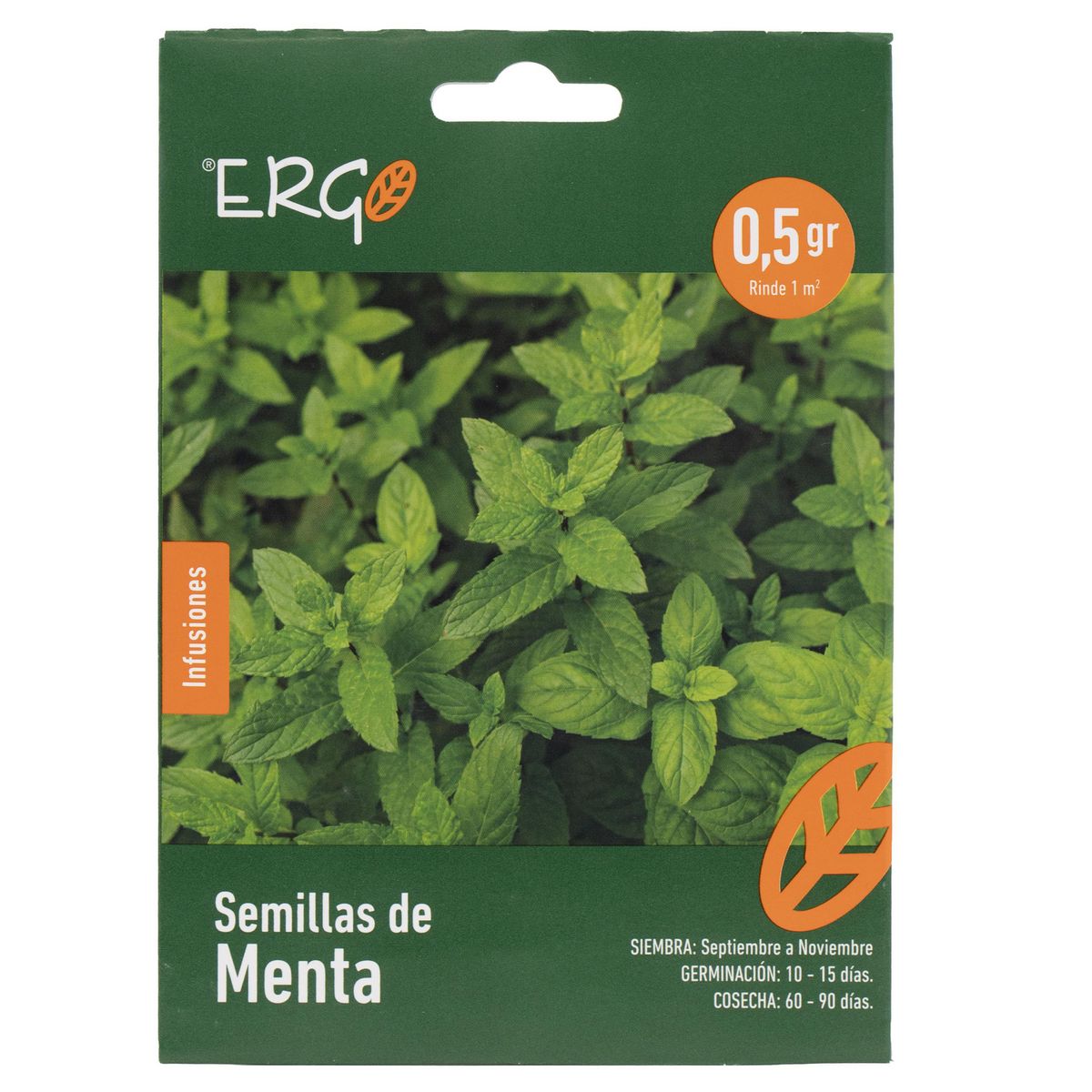 ERGO - Semilla de mente para infusión 0.5 gr Sachet