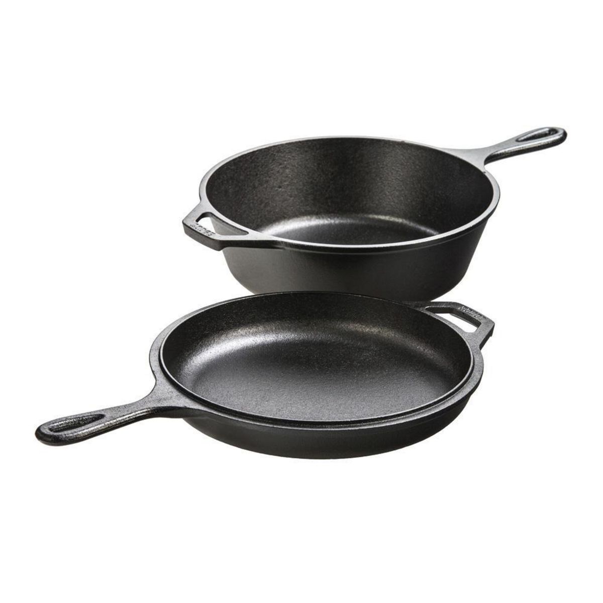 LODGE - Set Sartenes 26 cm Fierro Fundido Negro