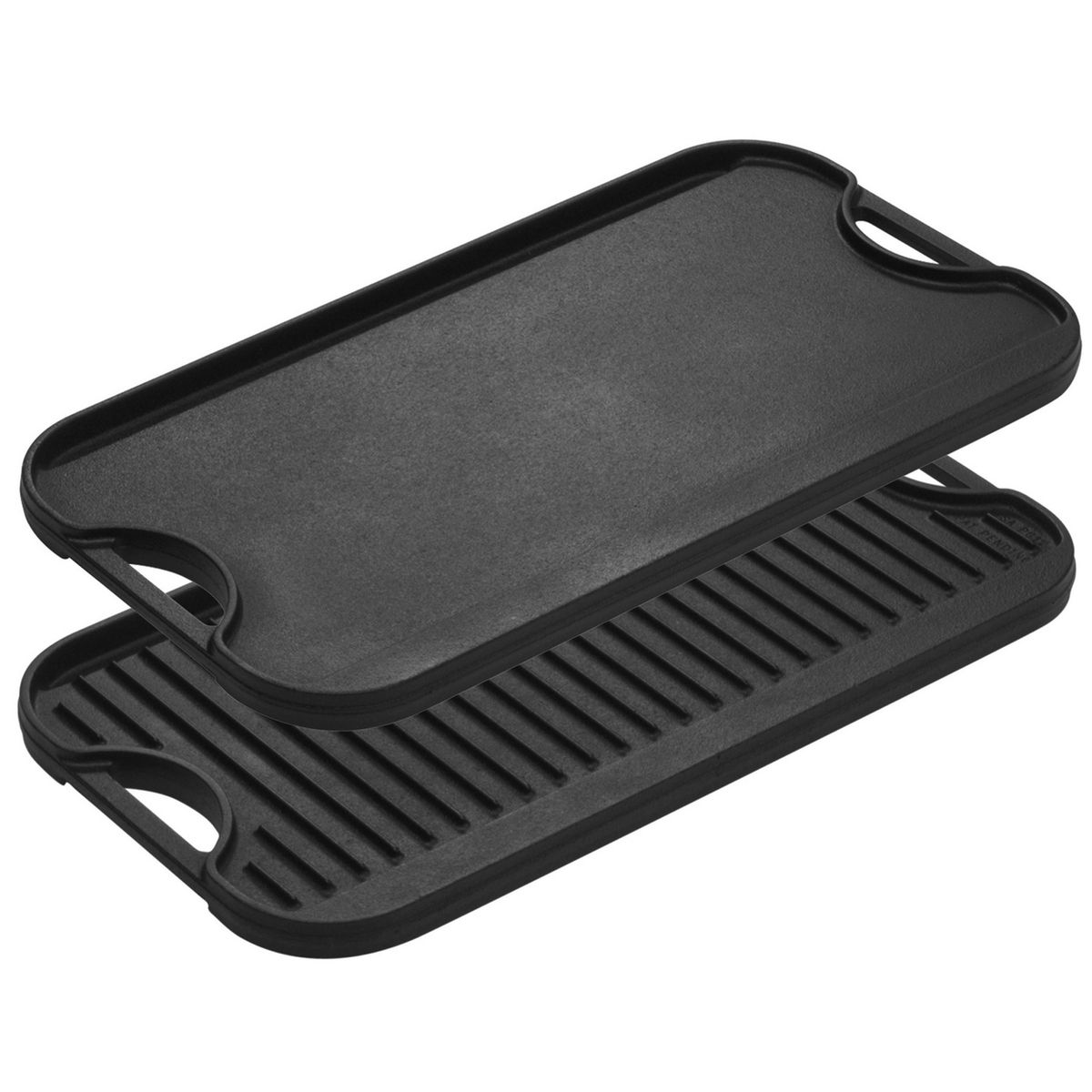 LODGE - Parrilla/Plancha Reversible 51 cm Fierro Fundido Negro