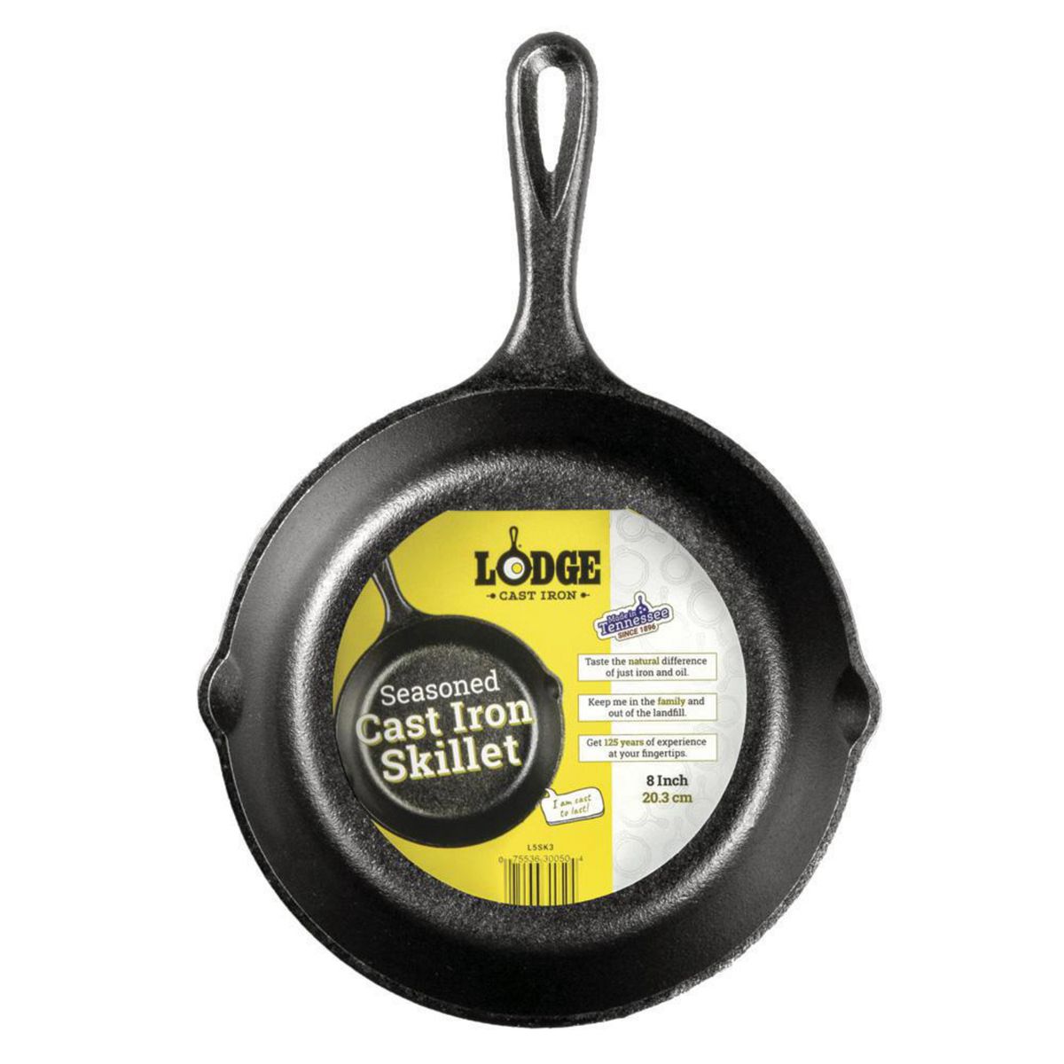 LODGE - Sartén 20 cm Fierro Fundido Negro
