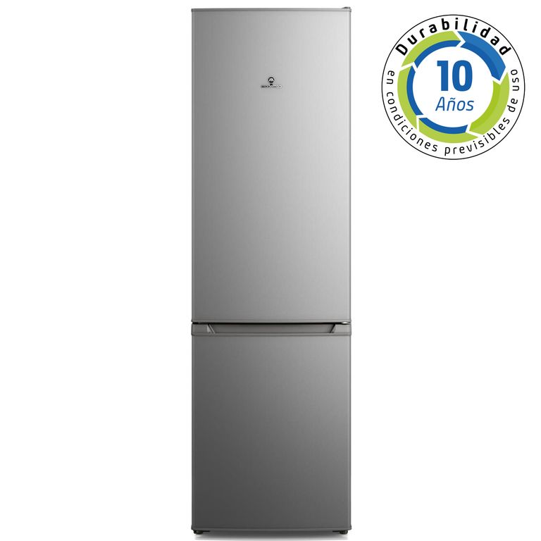 MADEMSA Refrigerador Bottom Freezer Frío Directo 262 Litros Inox MED270