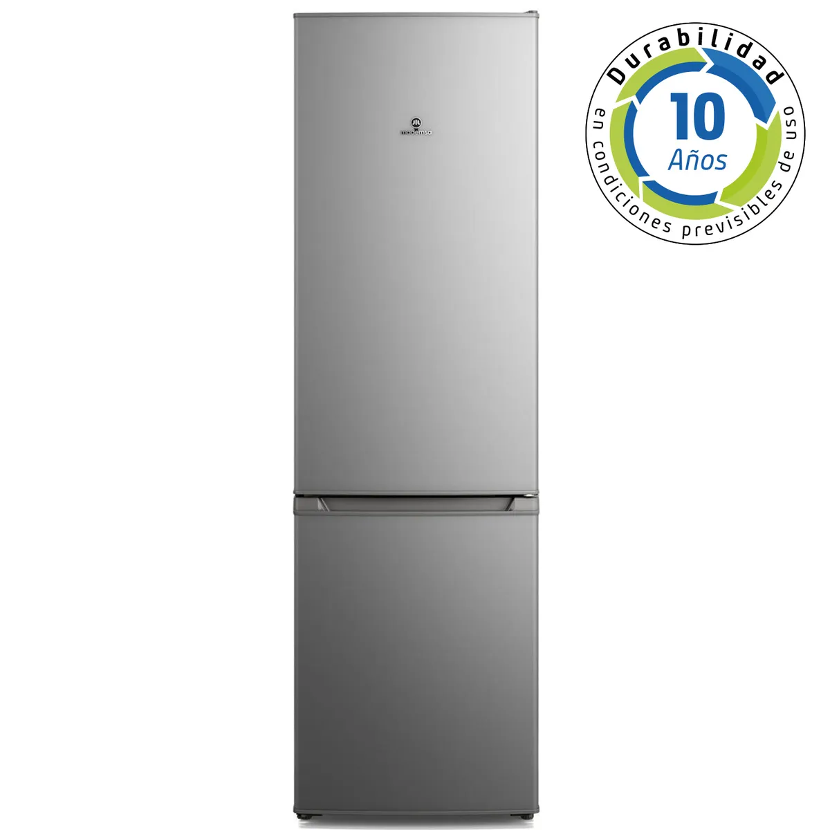 MADEMSA - Refrigerador Bottom Freezer Frío Directo 262 Litros Inox MED270