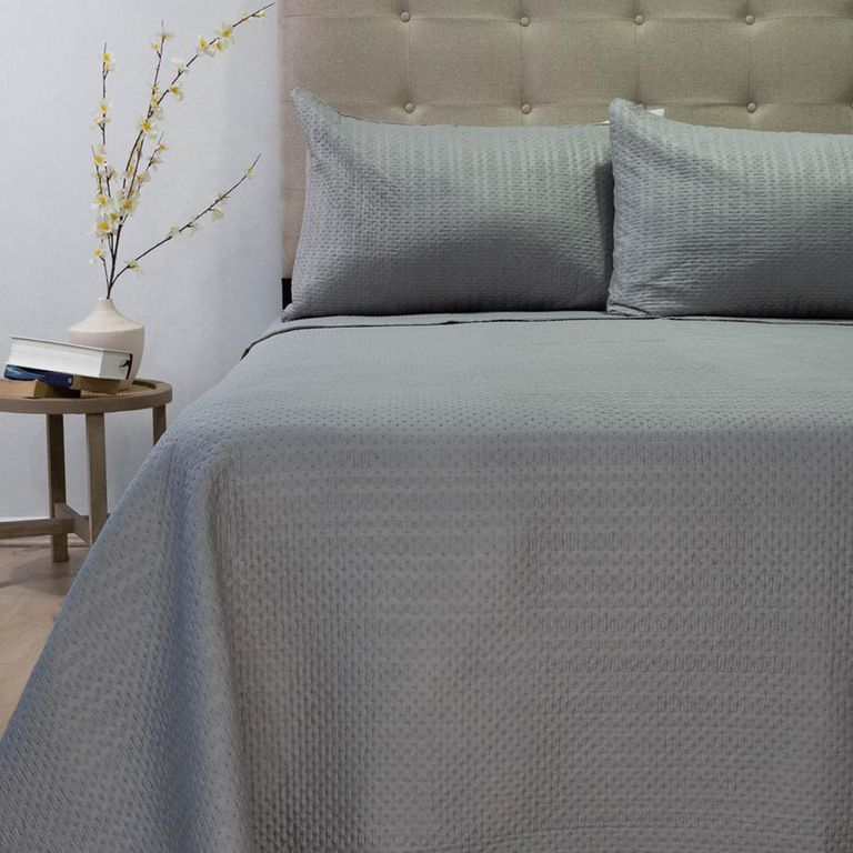 DORAL Quilt King Boston Gris