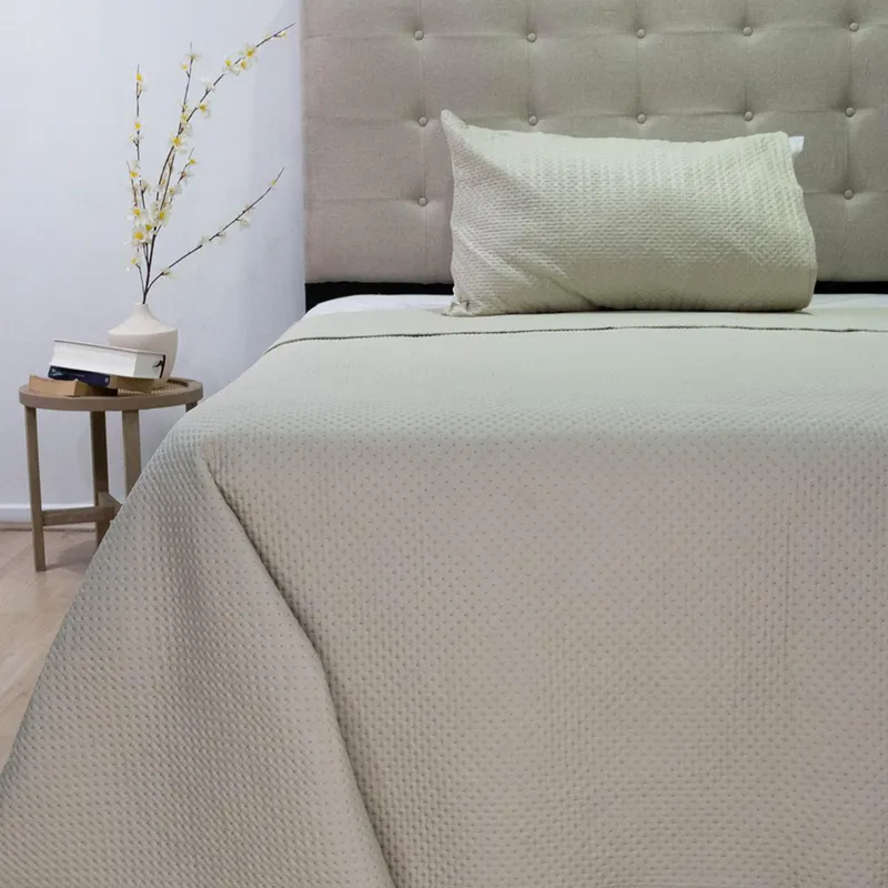 DORAL - Quilt 1.5 plazas Boston Beige 
