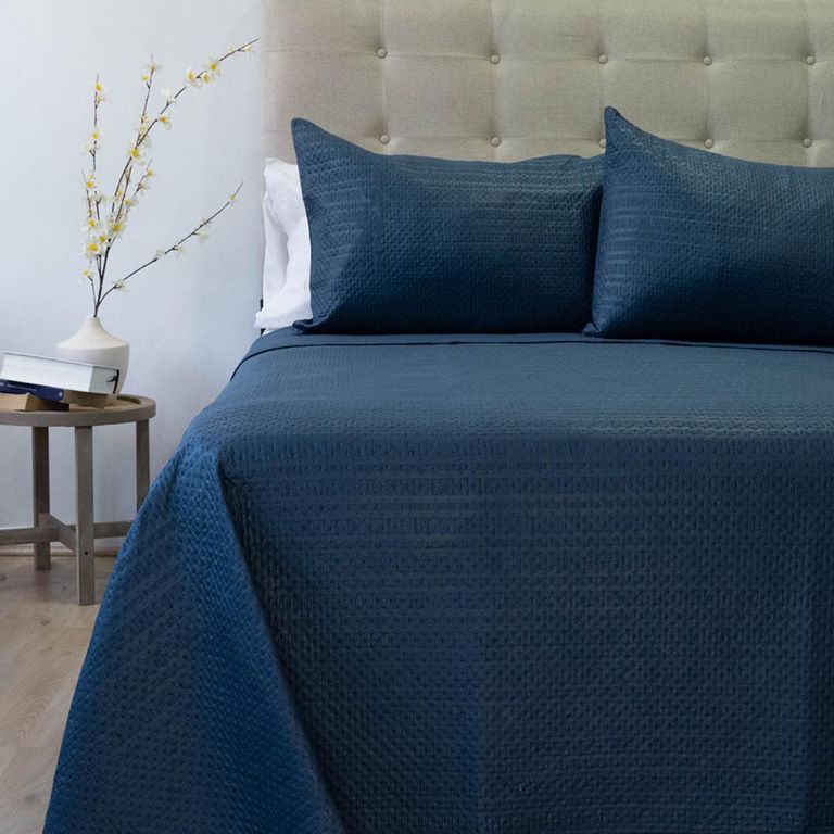 DORAL Quilt 2 plazas Boston Azul