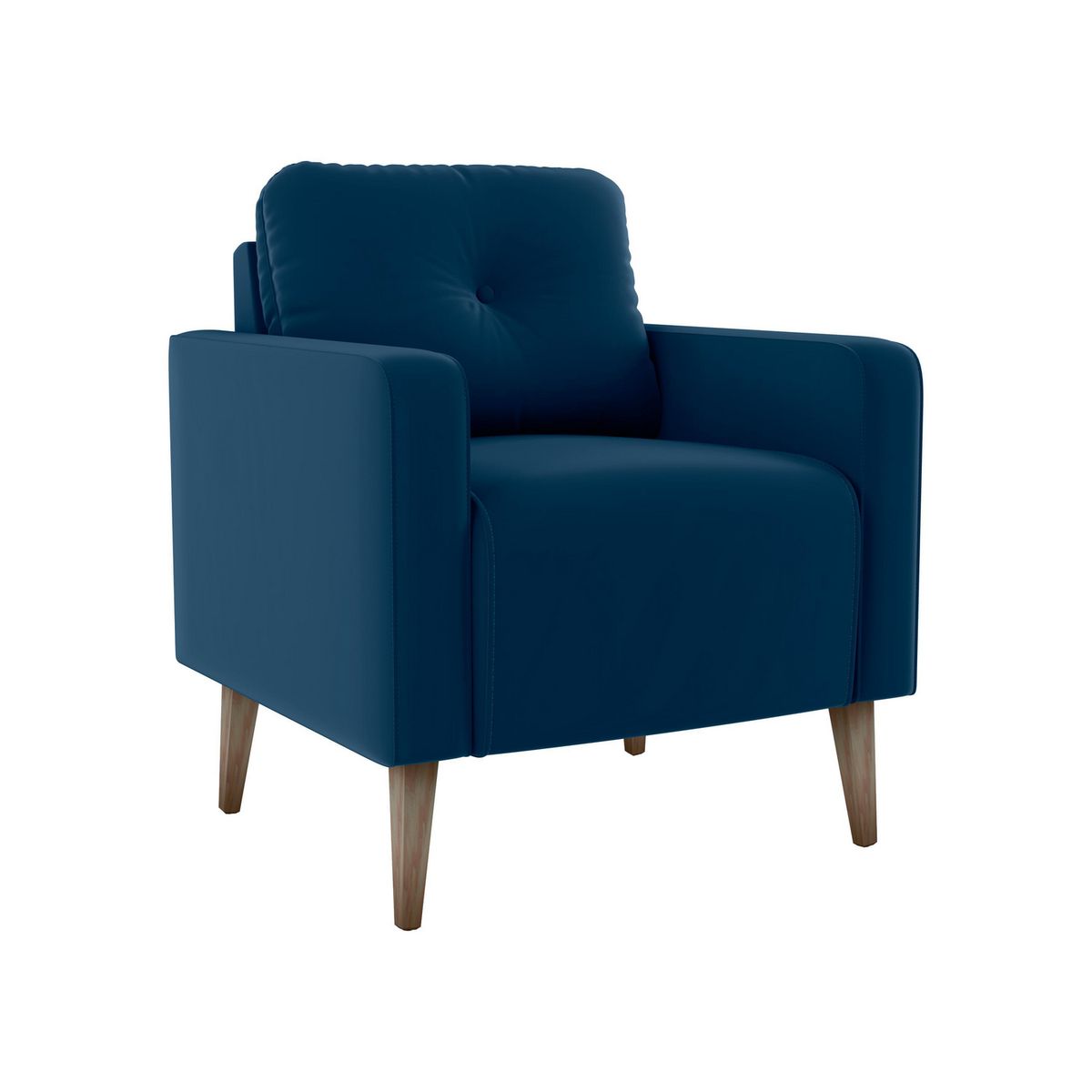 DECOCASA - Poltrona 1 cuerpo Bahamas E433 73x86x75 cm Azul