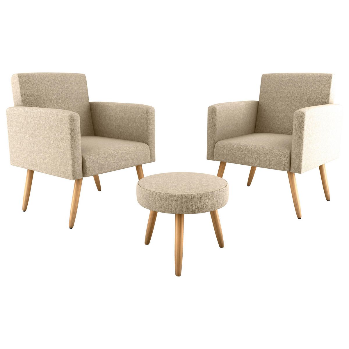 DECOCASA - Poltrona 1 cuerpo Dallas 64x80x60 cm Arena