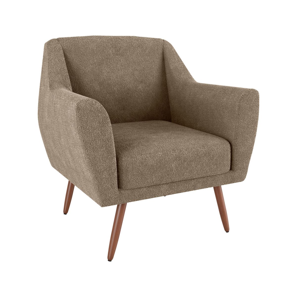 DECOCASA - Poltrona 1 cuerpo Veneza F498 80x84x67 cm Cafe