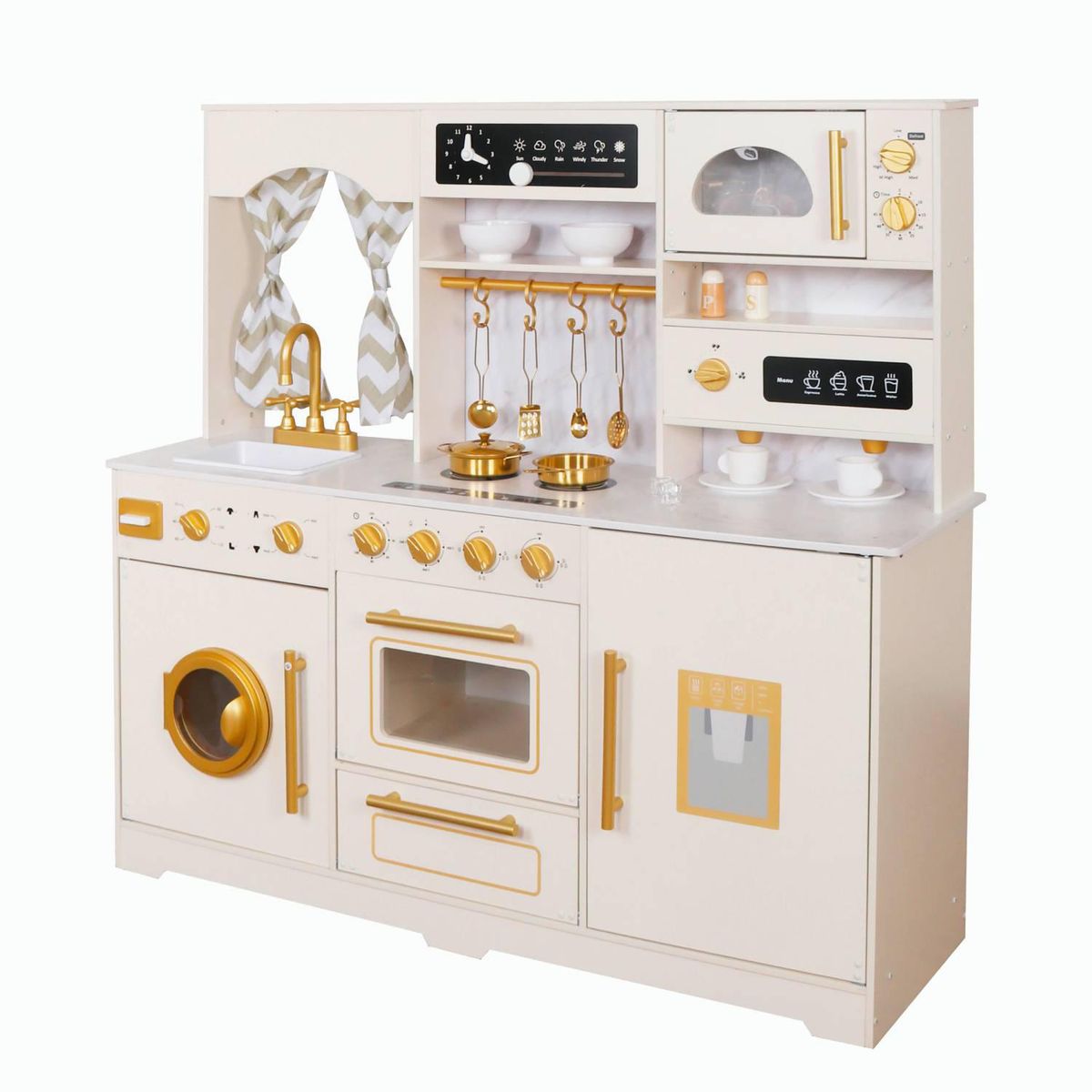 KIDSCOOL - Cocina con accesorios Luxury pro blanco
