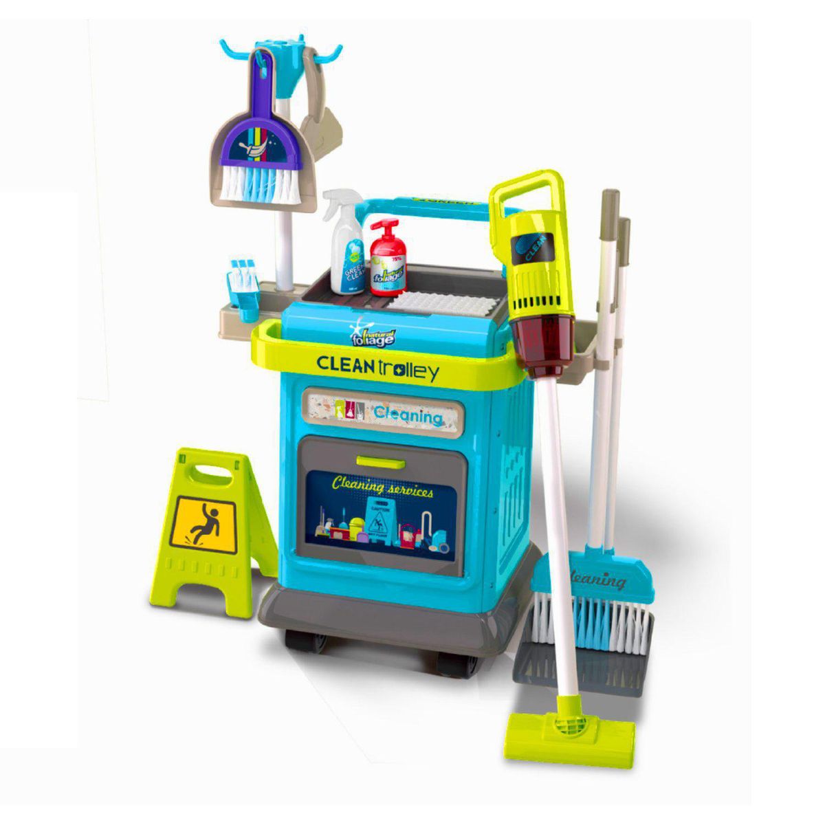 KIDSCOOL - Juego carro de limpieza Kids