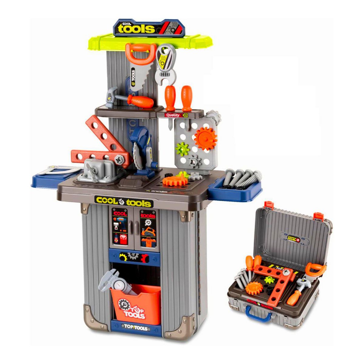 KIDSCOOL - Juego maletas banco de herramientas Kids