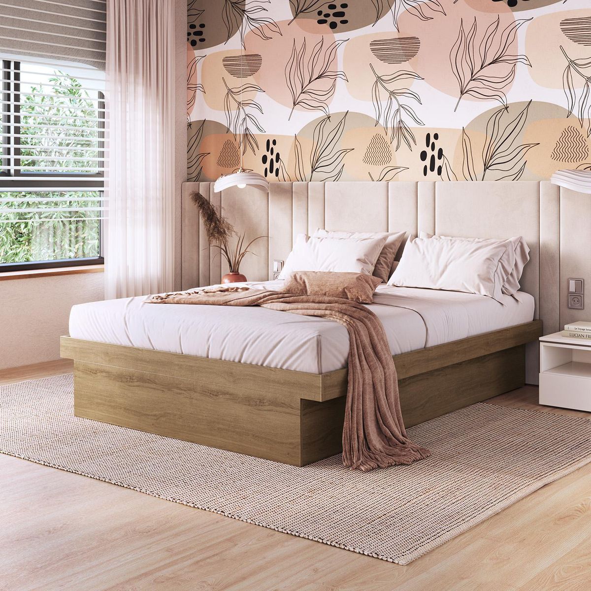 HOGA - Cama 2 plazas Hoga Bogotá Miel