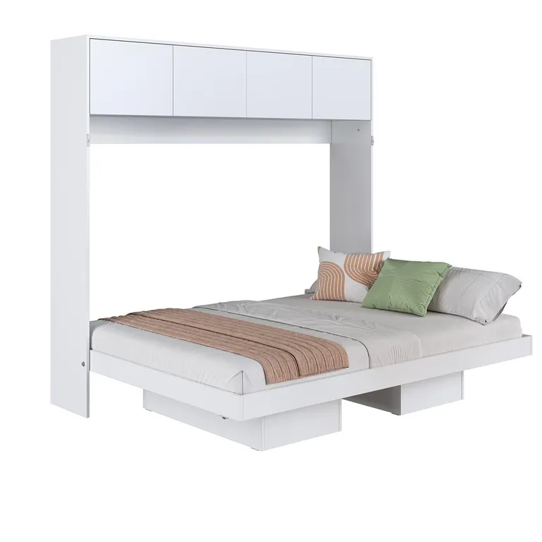 Cama 2 plazas Cama plegable Hanover Blanco