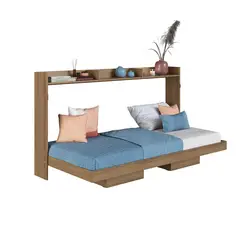 HOGA - Cama 1.5 plazas Hanover Miel