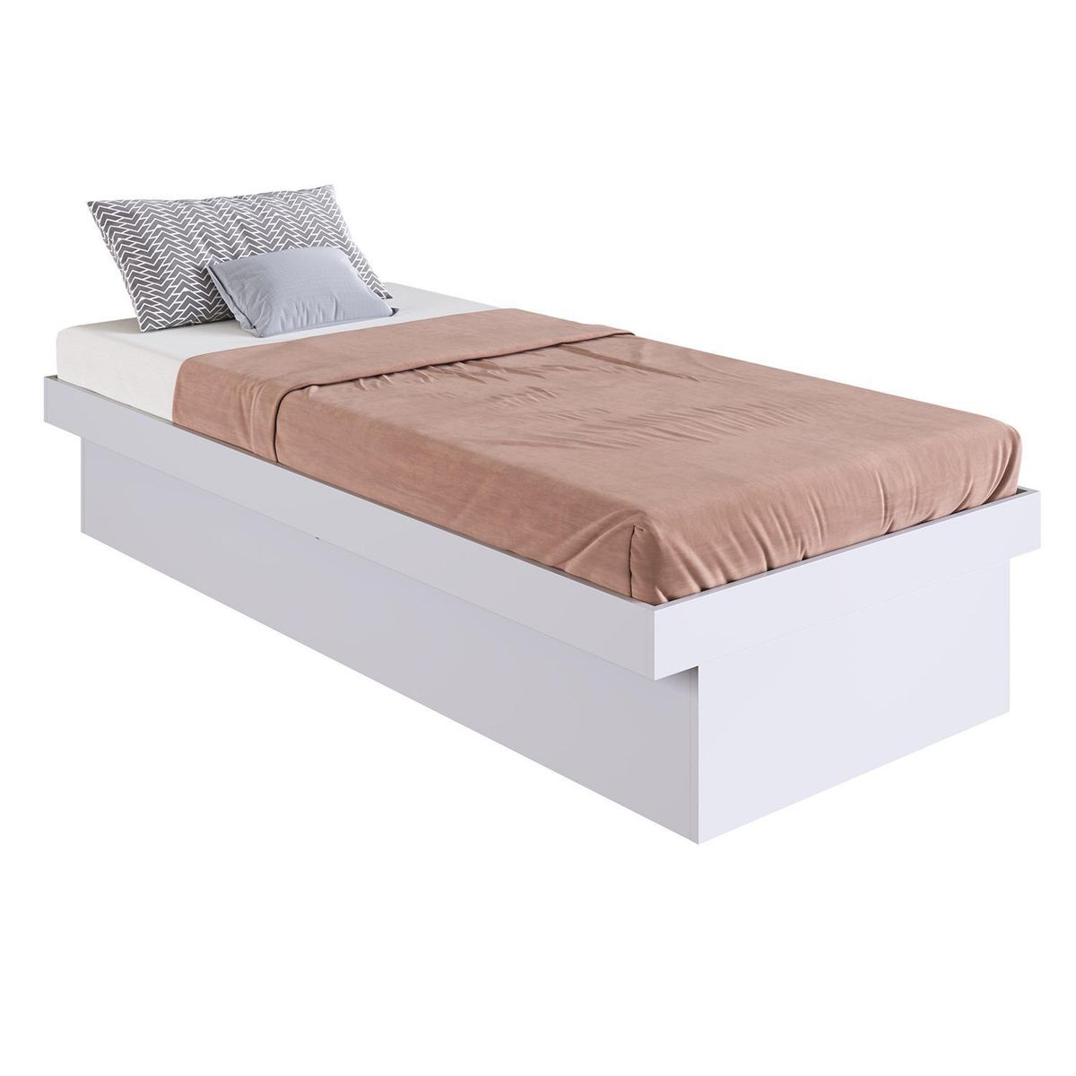 HOGA - Cama 1.5 plazas de Estructura Hoga Bogotá Blanco