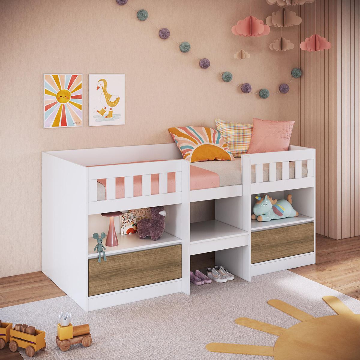 HOGA - Cama 1 plaza Hoga Bela Miel