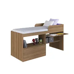 HOGA - Cama 1 plaza Jacarta Miel