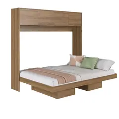 HOGA - Cama 2 plazas Hanover Miel