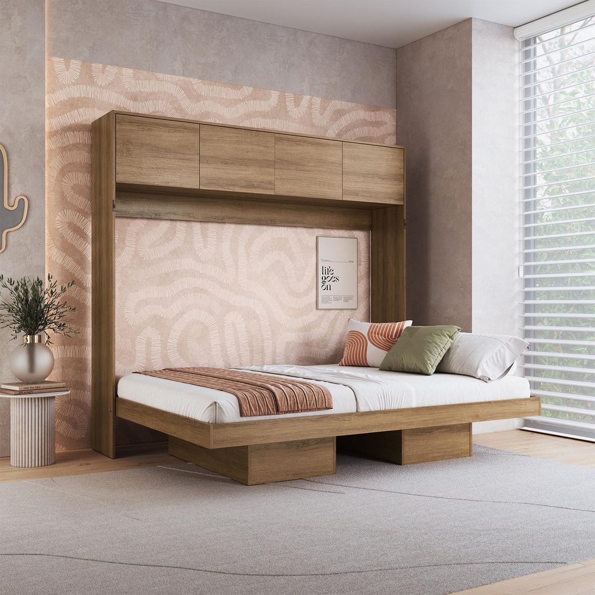 HOGA - Cama 2 plazas Cama plegable Hoga Hanover Café