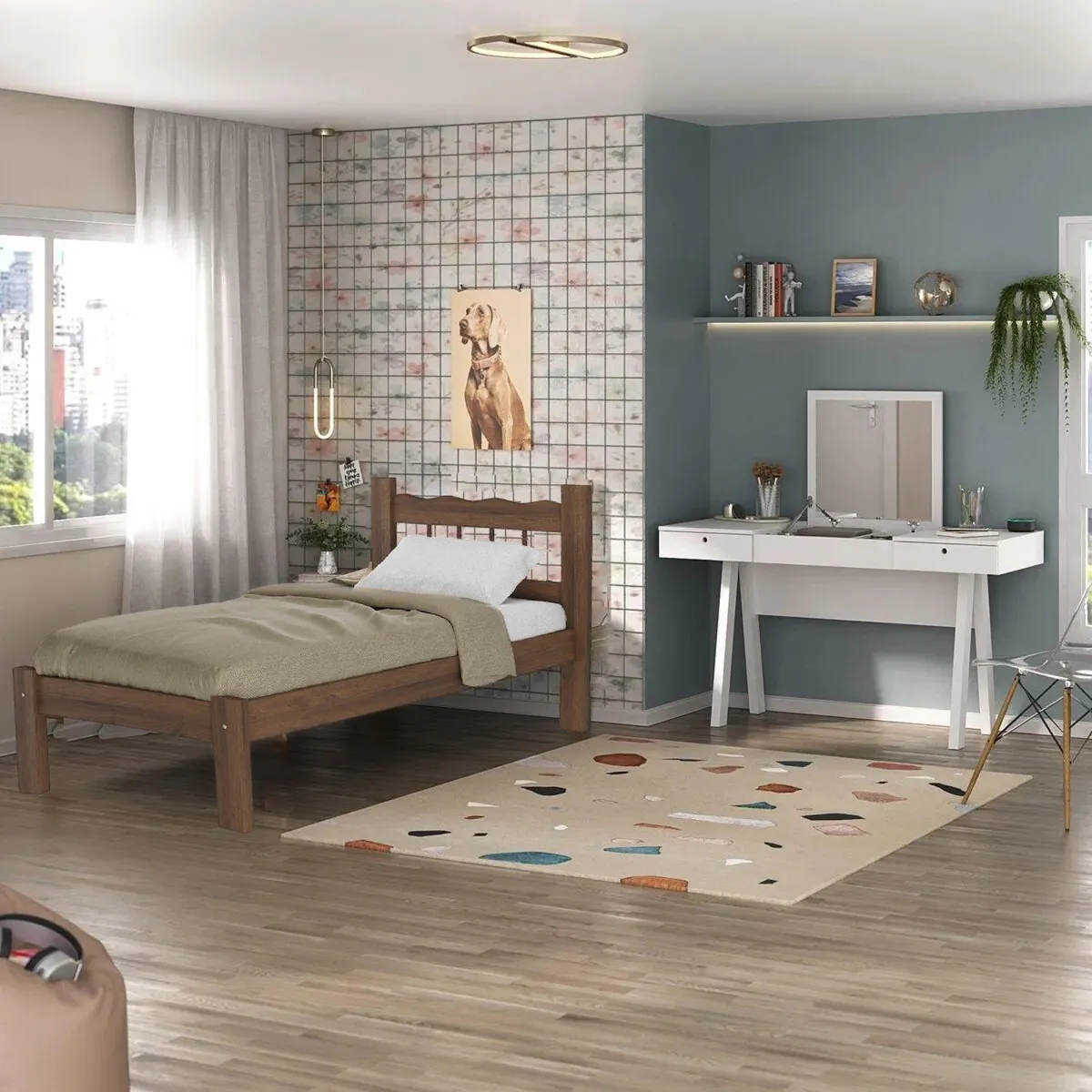 KIDSCOOL - Cama individual Infantil Infantil CR4141.0002 Caramelo