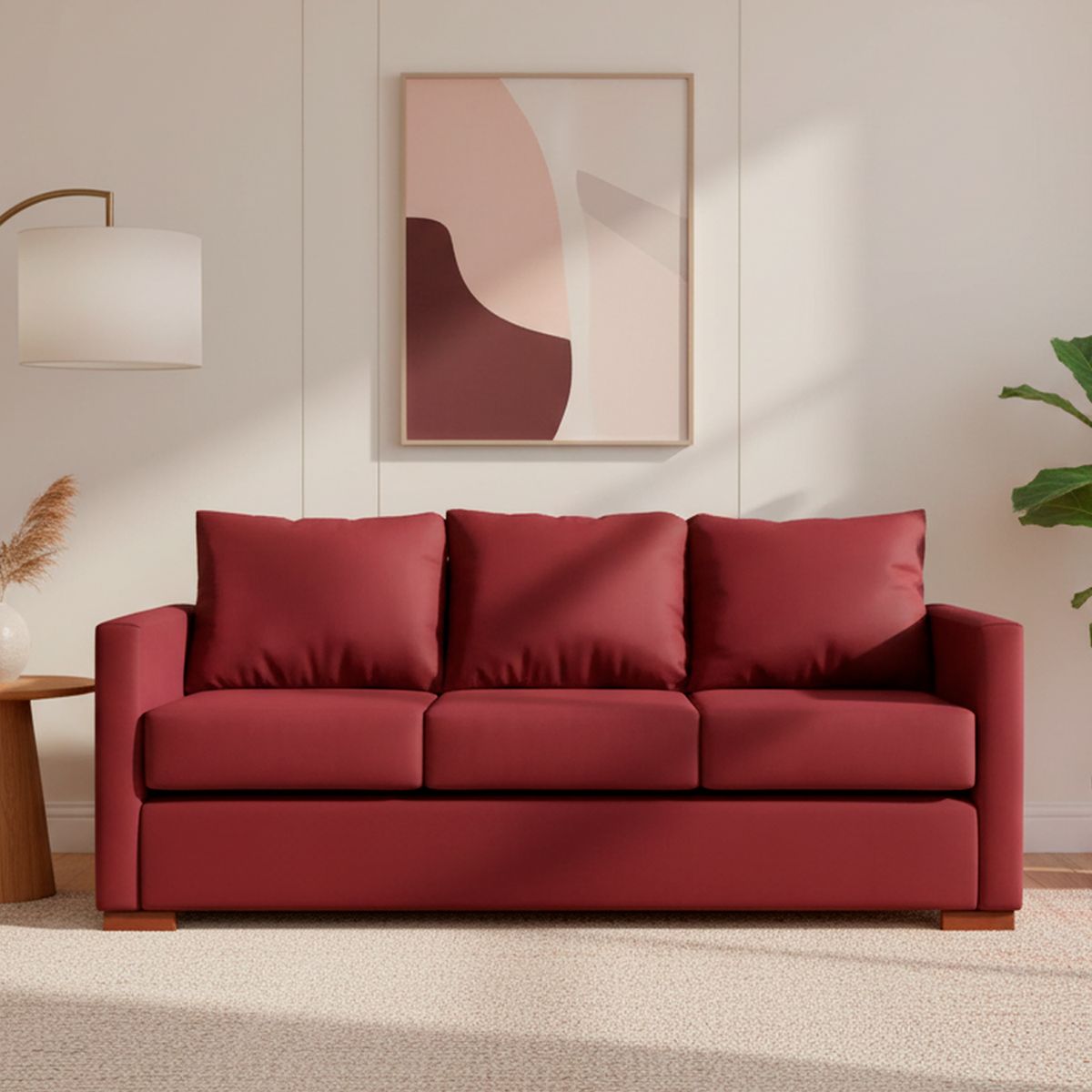 DKORA - Sofá 3 cuerpos Jade 167x68x77 cm