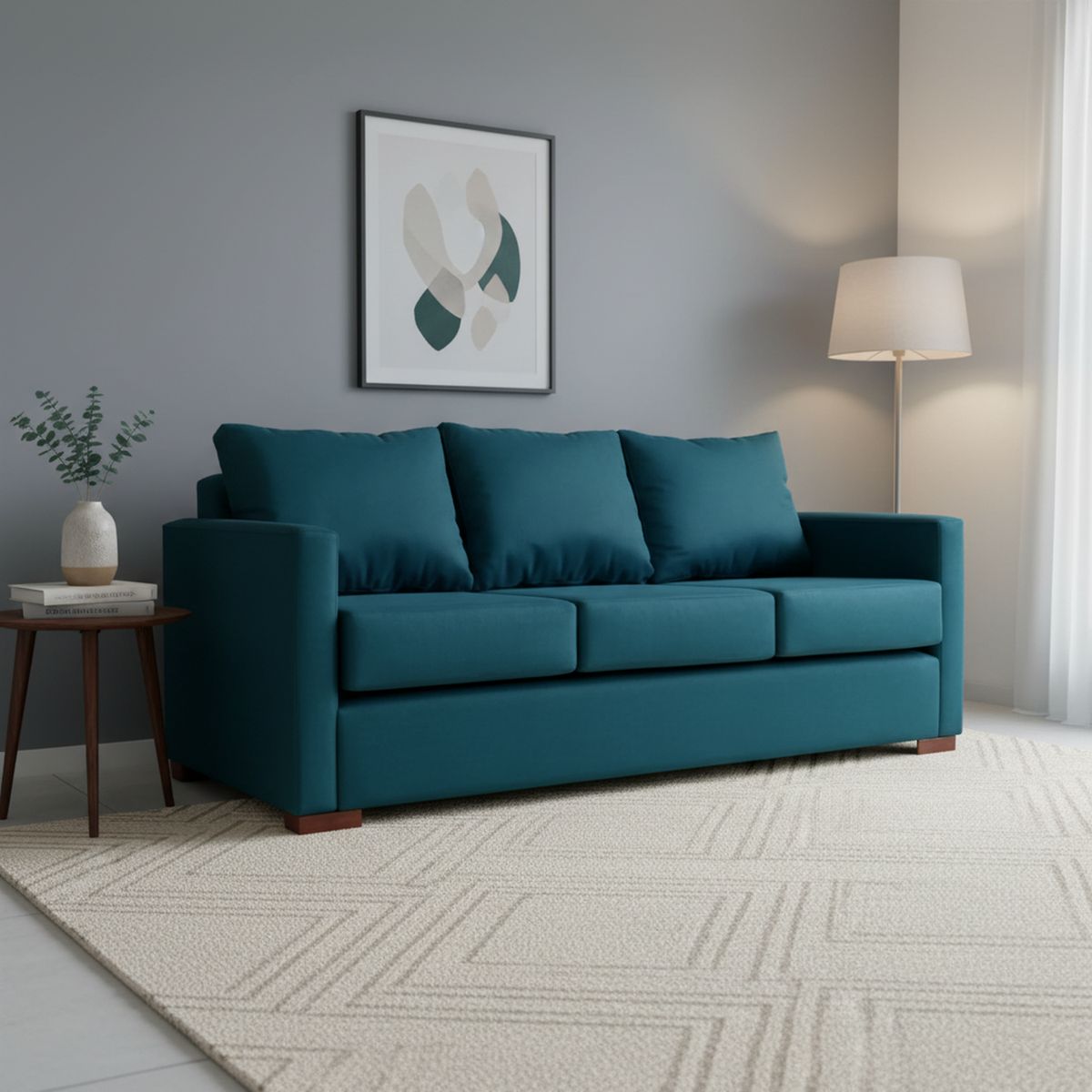 DKORA - Sofá 3 cuerpos Jade 167x68x77 cm