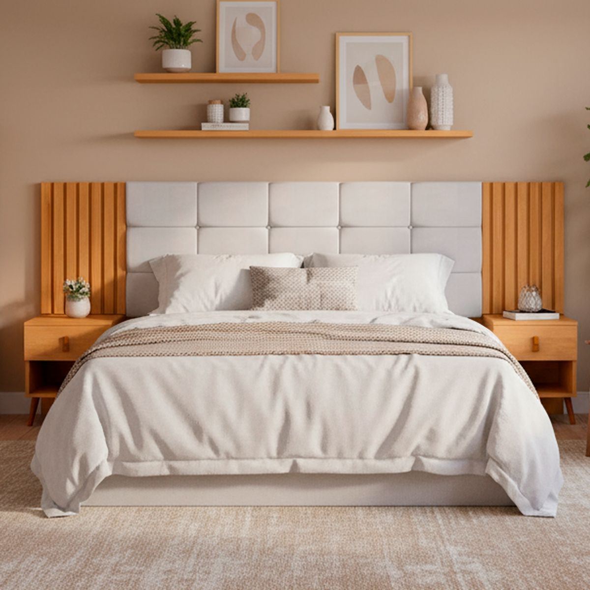 BE DESIGN - Respaldo 2 plazas 1562 Blanco