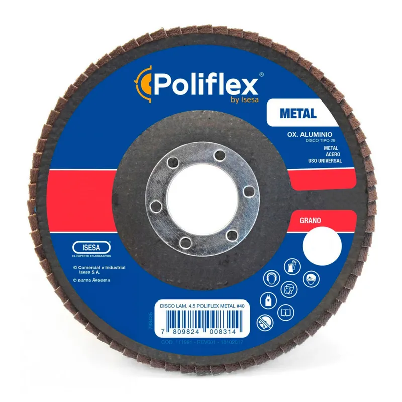 POLIFLEX - Disco laminado OX-50 41/2"F29 universal