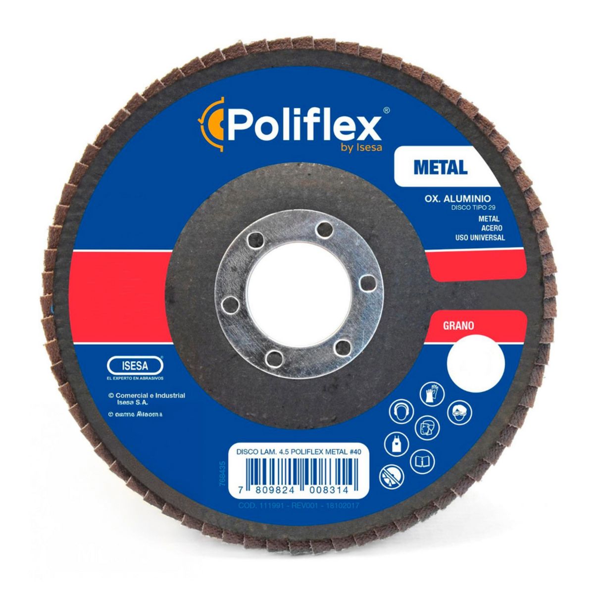 POLIFLEX - Disco laminado OX-60 41/2"F29 universal