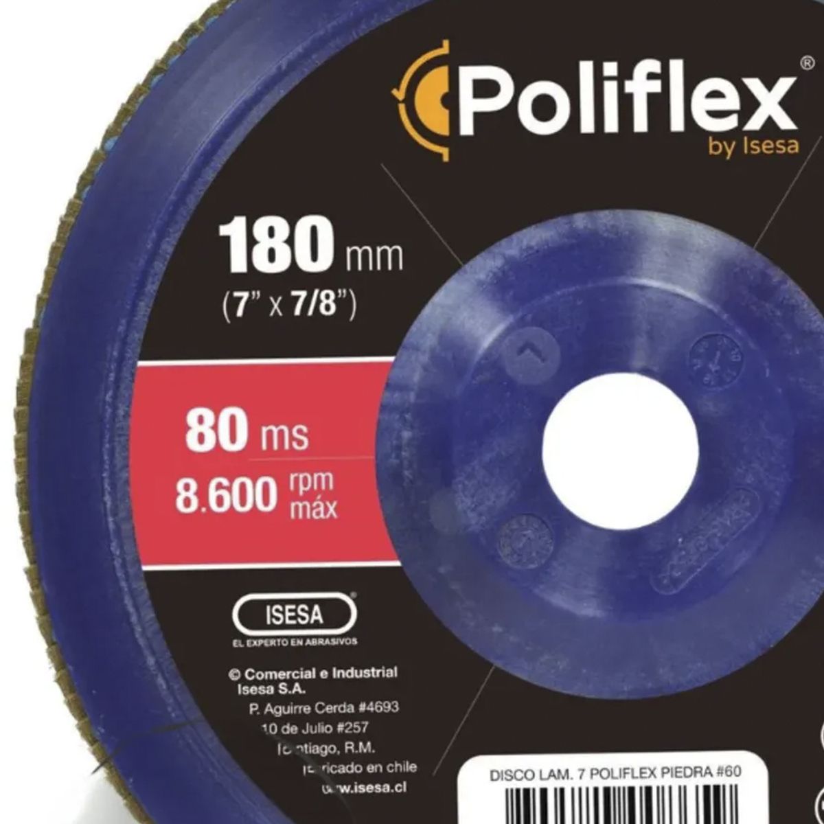 POLIFLEX - Disco laminado CS-60 7pl B27 pie/vid