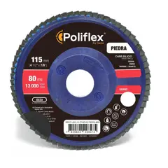 POLIFLEX - Disco laminado CS-80 4 1/2 B27 pie/vid