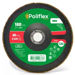POLIFLEX - Disco laminado ZR-120 7" F29 inoxidable