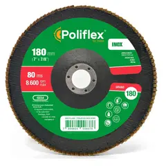 POLIFLEX - Disco laminado ZR-180 7" F29 inoxidable